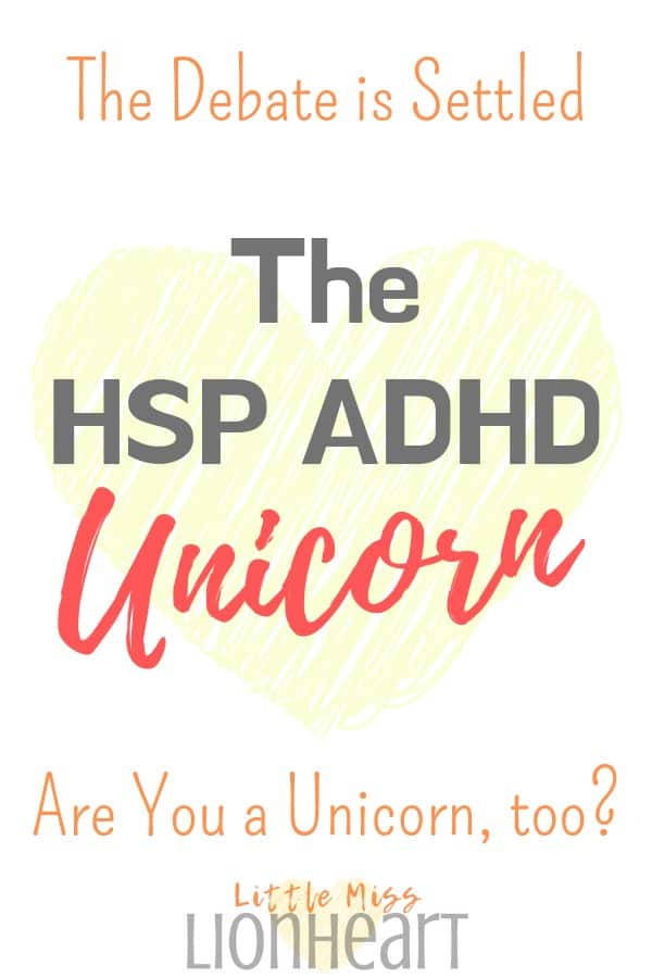 HSP and ADHD Unicorn