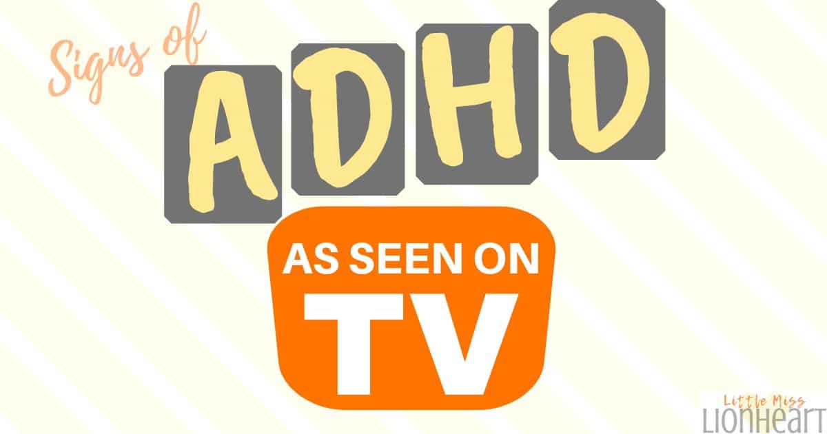 Signs of ADHD (As Seen on TV)