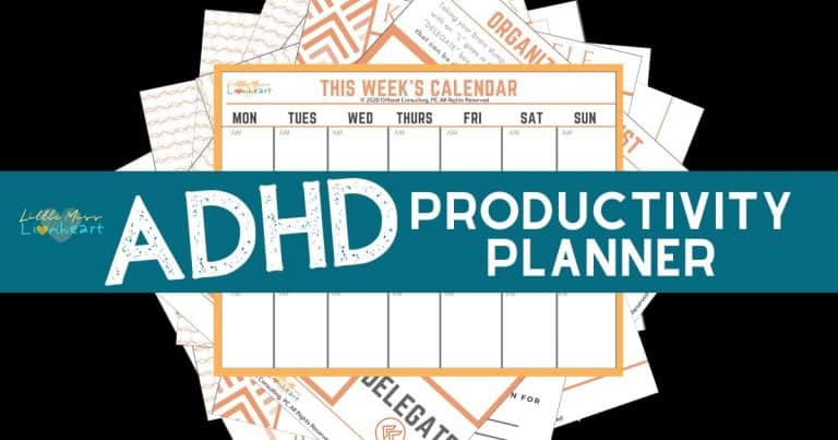 The ADHD Productivity Planner - Little Miss Lionheart