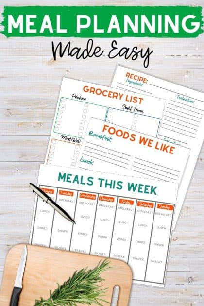 Weekly Meal Planning Made Easy | Little Miss Lionheart