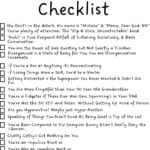 ADHD in women checklist infographic pin