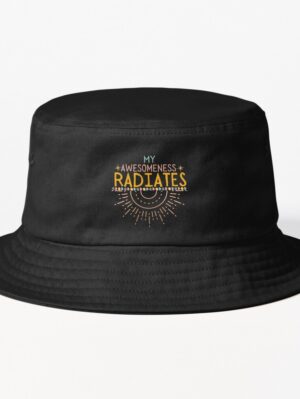 adhd merch: adhd accessories hat 'my awesomeness radiates' boho style