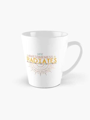 ADHD merch: adhd mug 'my awesomeness radiates' boho style