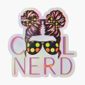 ADHD Merch: Cool Nerd Sticker