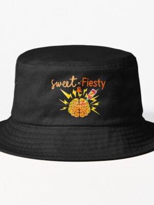 adhd merch: adhd accessories hat 'sweet, feisty, extra neurspicy'