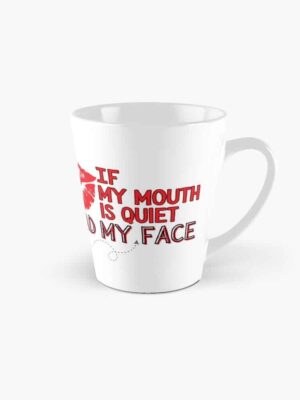 ADHD merch: ADHD mug 'if my mouth is quiet read my face'