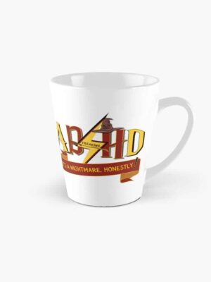 ADHD merch: ADHD mug 'ADHD it's a nightmare honestly'