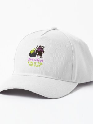 adhd merch: adhd accessories hat 'stir in pot do for plot' halloween witch