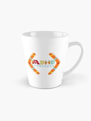 ADHD merch: ADHD coffee cup 'ADHD boomerang'