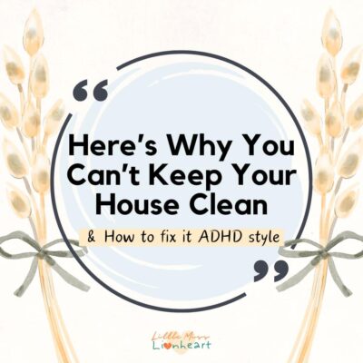 ADHD home organization advice image